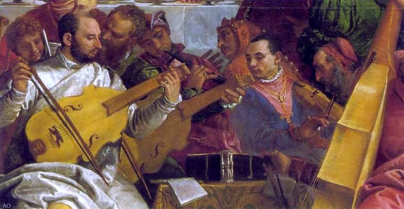  Paolo Veronese The Marriage at Cana [detail: 2] - Canvas Art Print