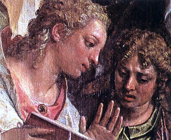  Paolo Veronese The Marriage of St Catherine (detail: 1) - Canvas Art Print