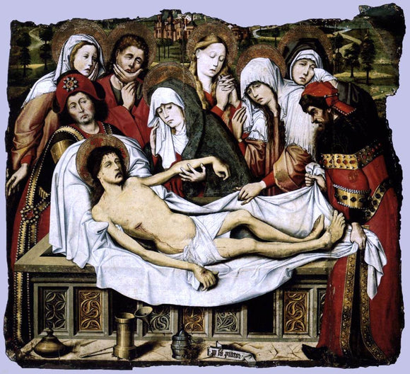  Pedro Sanchez Entombment of Christ - Canvas Art Print