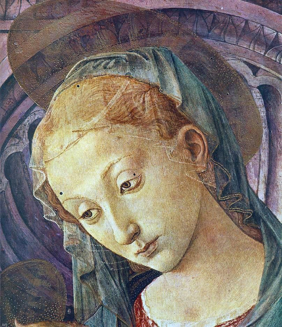  Pesellino Madonna with Child (detail) - Canvas Art Print