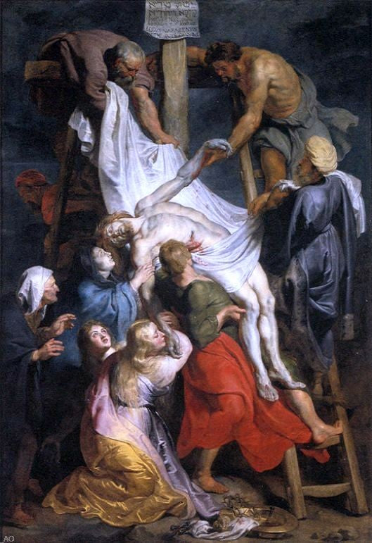  Peter Paul Rubens Descent from the Cross - Canvas Art Print
