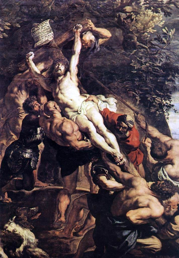  Peter Paul Rubens Raising of the Cross (detail) - Canvas Art Print
