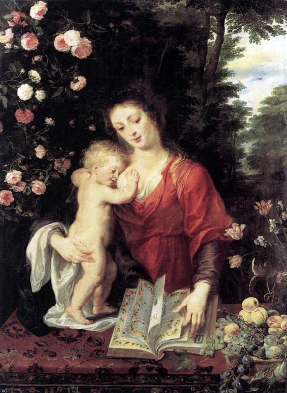  Peter Paul Rubens Virgin and Child - Canvas Art Print