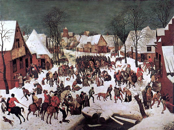  The Elder Pieter Bruegel The Massacre of the Innocents - Canvas Art Print
