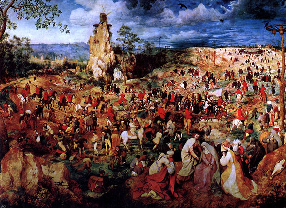  The Elder Pieter Bruegel The Procession to Calvary - Canvas Art Print