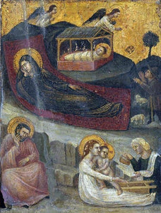  Pietro Da Rimini The Nativity - Canvas Art Print