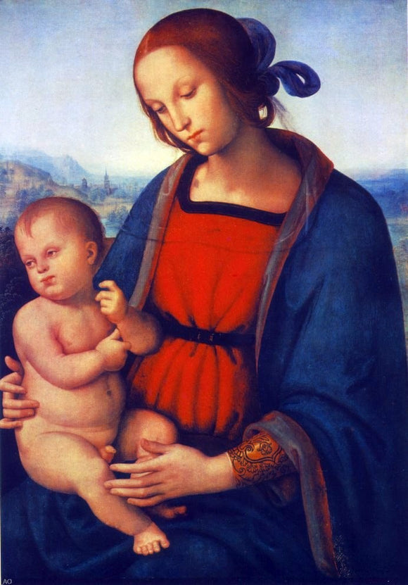  Pietro Perugino Madonna with Child - Canvas Art Print