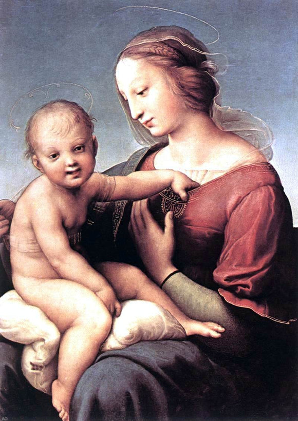  Raphael Madonna and Child (The Large Cowper Madonna) - Canvas Art Print