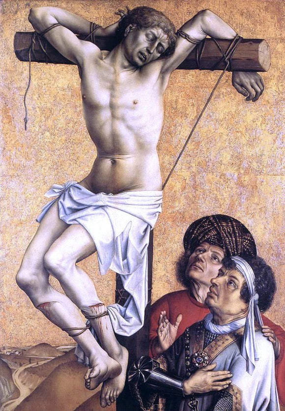  Robert Campin The Crucified Thief - Canvas Art Print