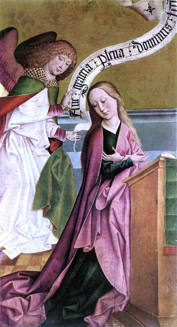  The Elder Rueland Frueauf The Annunciation - Canvas Art Print