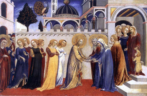  Sano Di Pietro Return of the Virgin - Canvas Art Print