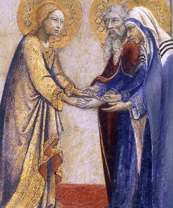  Sano Di Pietro Return of the Virgin (detail) - Canvas Art Print