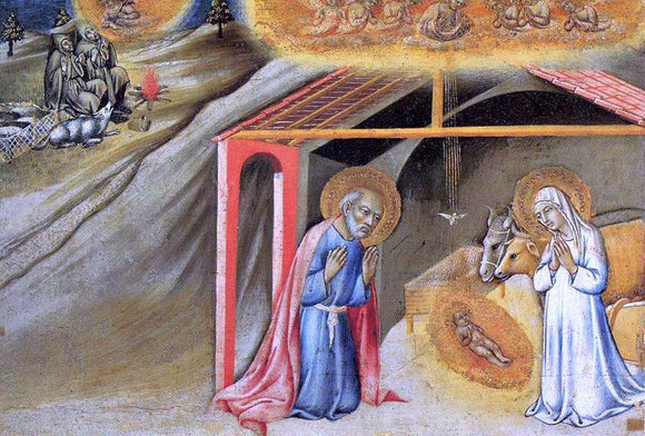  Sano Di Pietro The Nativity - Canvas Art Print