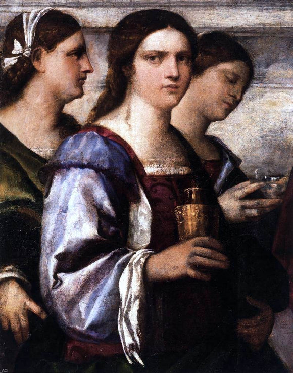  Sebastiano Del Piombo San Giovanni Crisostomo Altarpiece (detail) - Canvas Art Print