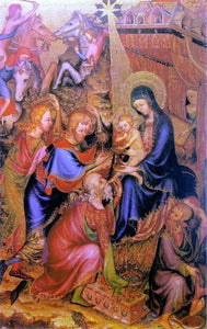  Unknown Painters Masters The Adoration of the Magi (Bargello Diptych) - Canvas Art Print