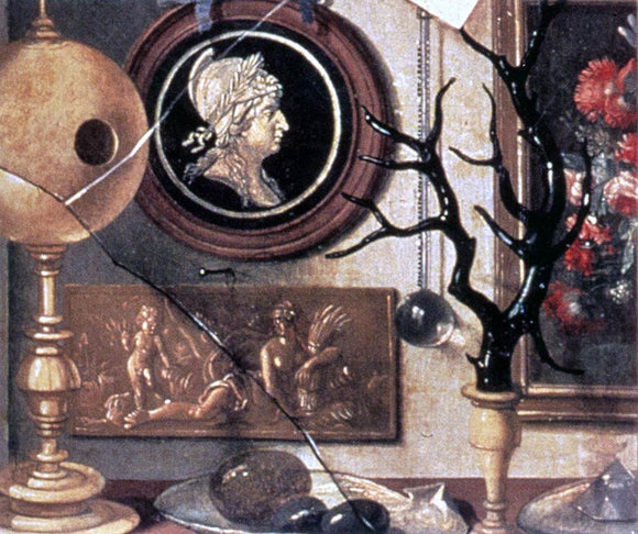  Domenico Remps Cabinet of Curiosities (detail) - Canvas Art Print