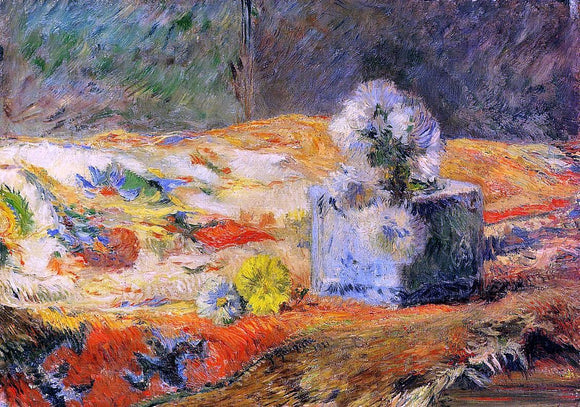  Paul Gauguin Flowers and Carpet - Canvas Art Print
