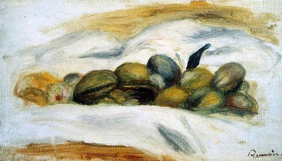  Pierre Auguste Renoir Still Life - Almonds and Walnuts - Canvas Art Print
