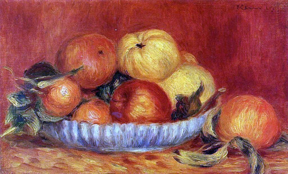  Pierre Auguste Renoir Still Life with Apples and Oranges - Canvas Art Print