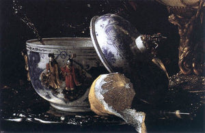  Willem Kalf Still-Life with a Nautilus Cup (detail) - Canvas Art Print
