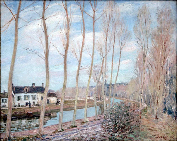  Alfred Sisley River Loing - Canvas Art Print