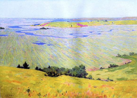  Arthur Wesley Dow Rowboats along the Shore - Canvas Art Print