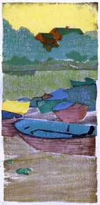  Arthur Wesley Dow The Blue Dragon - Canvas Art Print