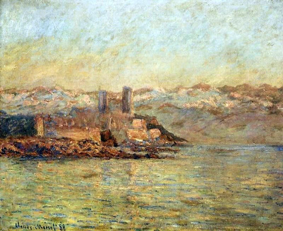  Claude Oscar Monet Antibes and the Maritime Alps - Canvas Art Print