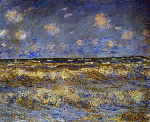 Claude Oscar Monet Rough Sea - Canvas Art Print
