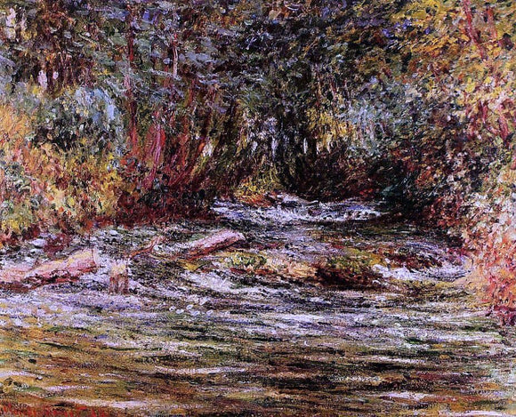  Claude Oscar Monet The River Epte at Giverny - Canvas Art Print