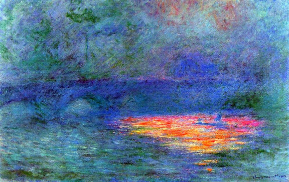  Claude Oscar Monet Waterloo Bridge, London - Canvas Art Print