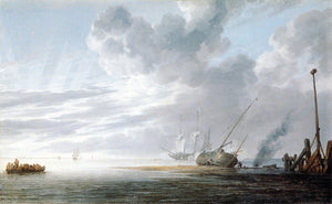  The Younger Willem Van de Velde Seascape - Canvas Art Print