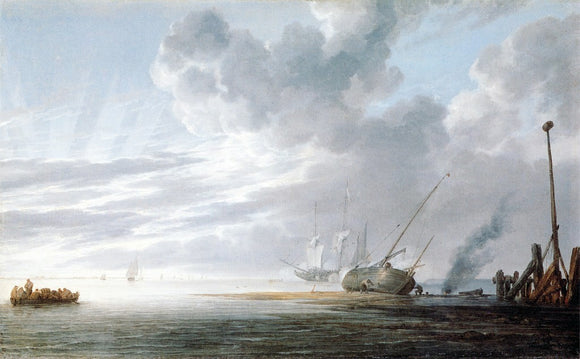  The Younger Willem Van de Velde Seascape - Canvas Art Print