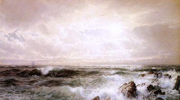  William Trost Richards Seascape - Canvas Art Print