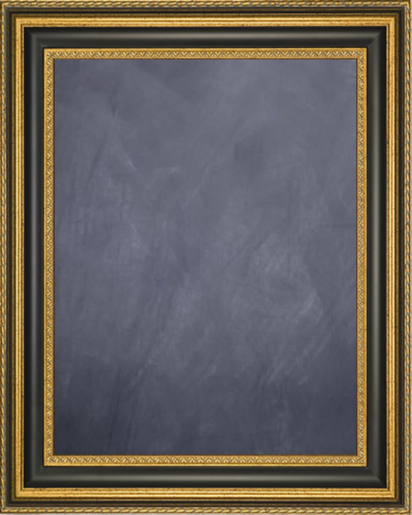 Framed Chalkboard - Gold Finish Frame with Black Panel