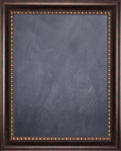 Framed Chalkboard - with Dark Bronze Finish Scoop Frame