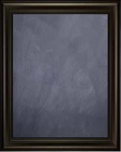 Framed Chalkboard - with Espresso Finish Frame with Triple Step Lip