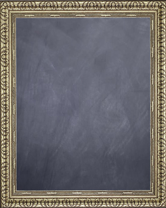 Framed Chalkboard - with Silver Finish Frame