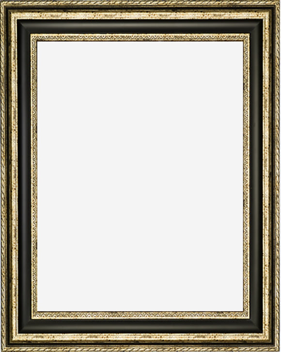 Designer Silver Finish Frame with Black Panel, 3 3/4