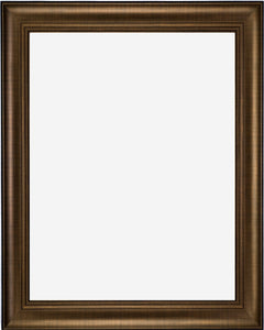 Designer Bronze Finish with Triple Step Lip Picture Frame, 2 3/4" wide