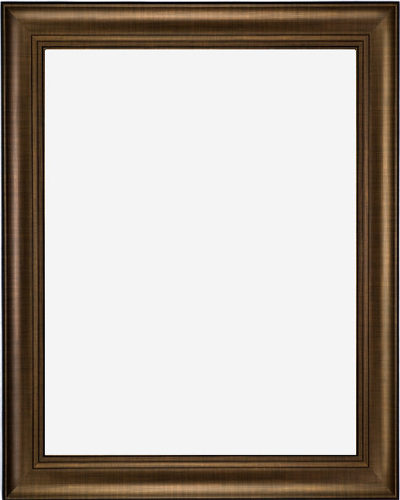 Designer Bronze Finish with Triple Step Lip Picture Frame, 2 3/4
