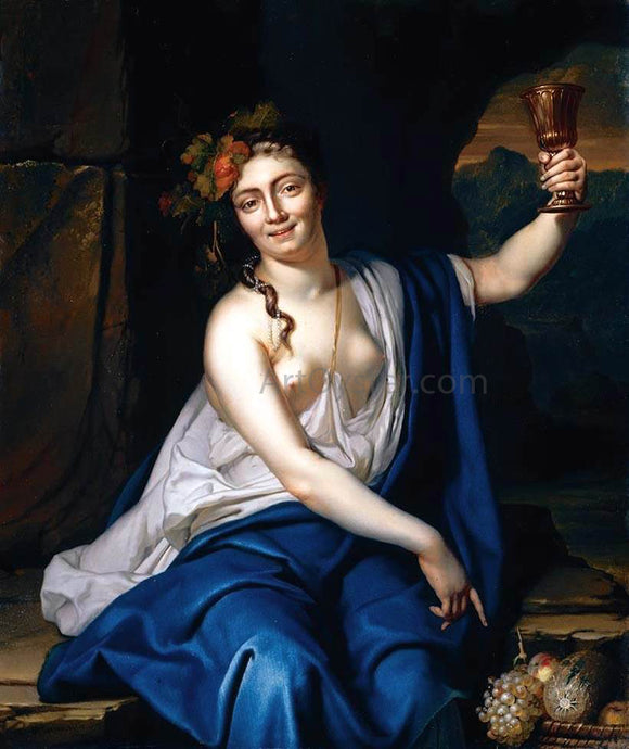  Heroman Van der Mijn A Bacchante - Canvas Art Print