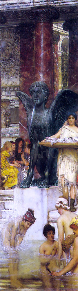  Sir Lawrence Alma-Tadema A Bath (an Antique Custom) - Canvas Art Print