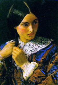  Sir Everett Millais A Beauty - Canvas Art Print