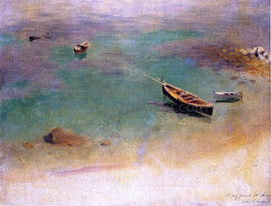  John Singer Sargent Boat in the Waters off Capri - Canvas Art Print