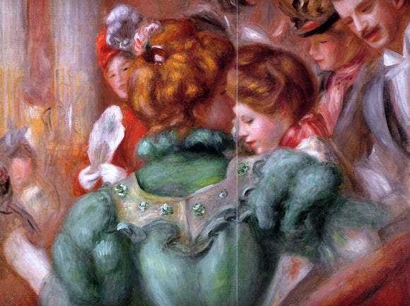  Pierre Auguste Renoir A Box in the Theater des Varietes - Canvas Art Print