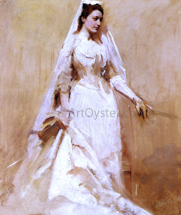  Abbott Handerson Thayer A Bride - Canvas Art Print