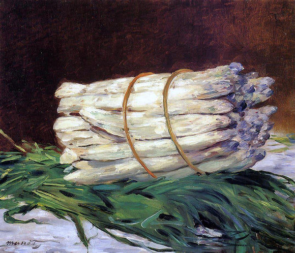 Edouard Manet A Bunch of Asparagus - Canvas Art Print