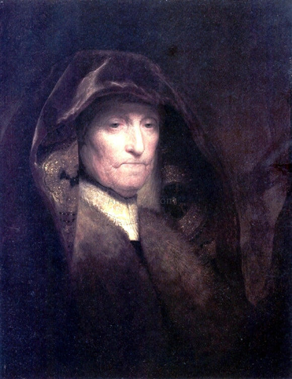  Rembrandt Van Rijn A Bust of an Old Woman (also known as The Artist's Mother) - Canvas Art Print