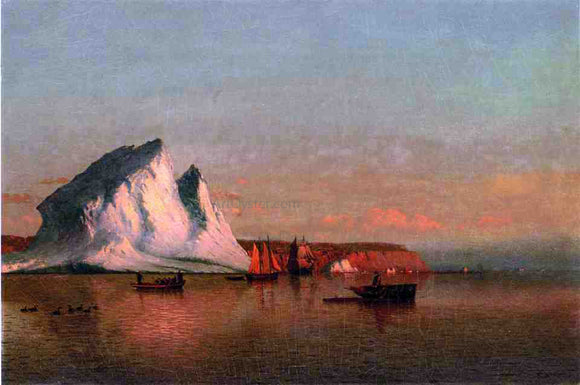  William Bradford A Calm Afternoon, the Coast of Labrador - Canvas Art Print